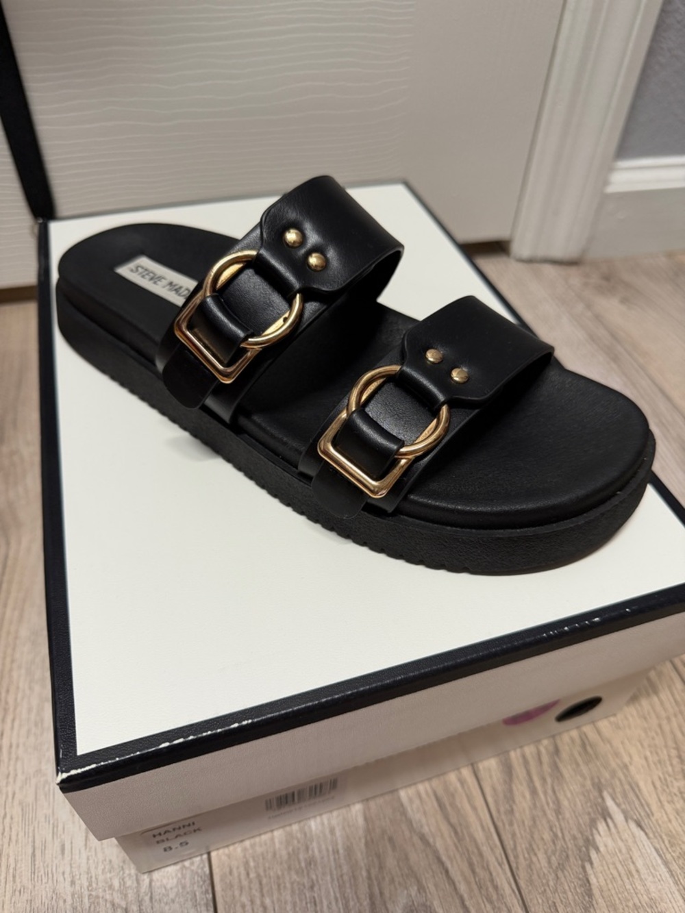 Steve Madden Hanni Sandals - Black
